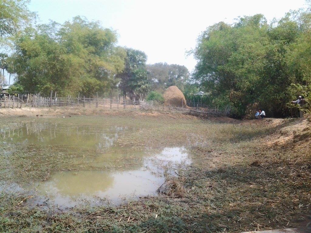 Wasserbecken in Damrey Dorl